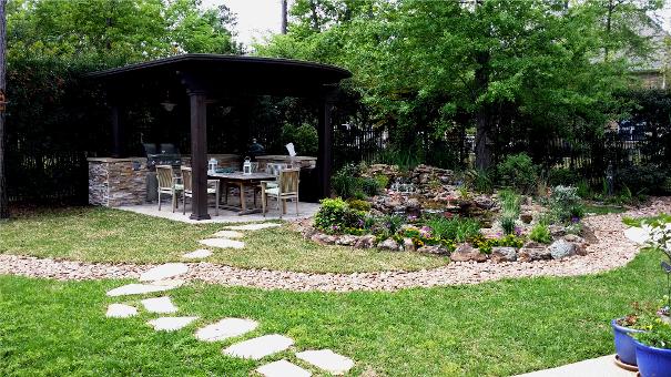Arbor Kitchen Koi Pond The Woodlands TX