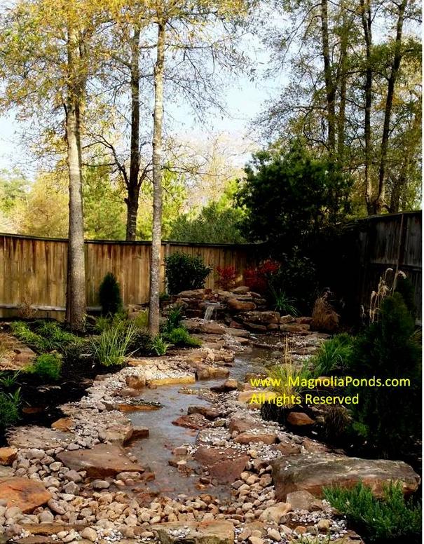 Waterfall Stream The Woodlands TX